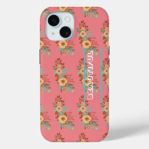 Modern Boho Floral Pink Case-Mate iPhone Hülle