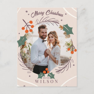 Modern Boho Frohe Weihnachten Herr und Frau 1 Foto