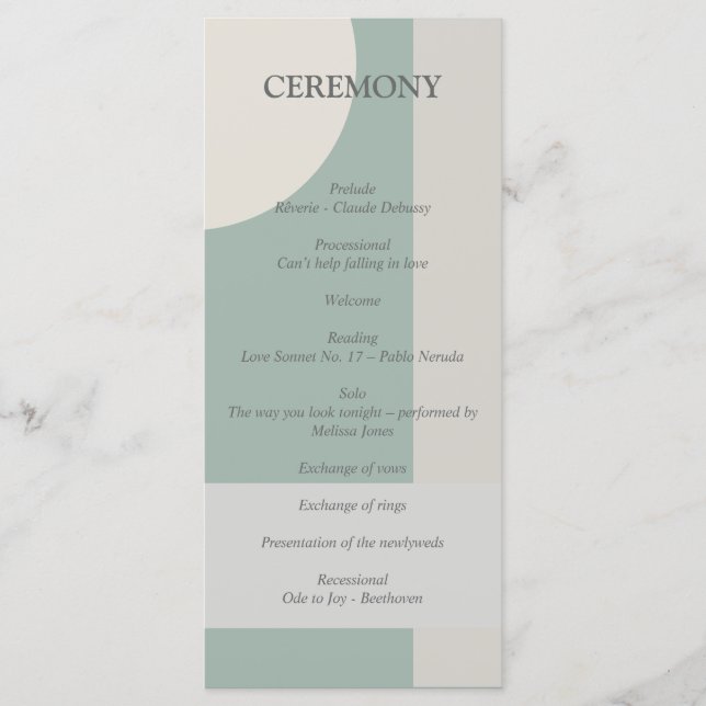 Modern Boho Geometric Abstrakt Green Gray Taupe Programm (Vorderseite)