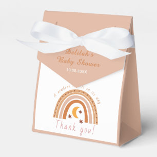 Modern Boho Rainbow Baby Dusche Vielen Dank Geschenkschachtel