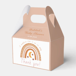 Modern Boho Rainbow Baby Dusche Vielen Dank Geschenkschachtel
