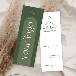 Modern Boho Sage Green Boutique Closing Price-Tag