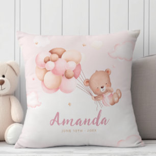 Modern Boho Teddy Bear Baby Shower Geschenk Baby G Kissen