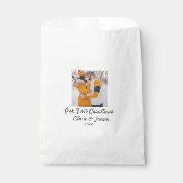 Modern boho unser erstes Weihnachts-Foto Geschenktütchen