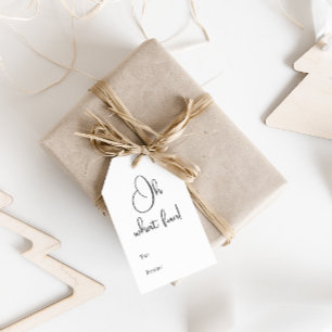 Modern Boho, was Spaß zu und von Geschenkanhänger