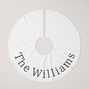 Modern Boho Weihnachten mit dem Namen Tree Skirt Polyester Weihnachtsbaumdecke