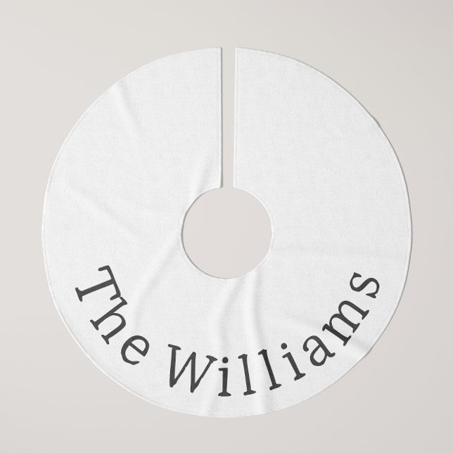 Modern Boho Weihnachten mit dem Namen Tree Skirt Polyester Weihnachtsbaumdecke (Von Creator hochgeladen)