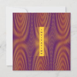 Modern Bold Abstract Purple Unique Trippy Custom