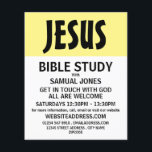 Modern Bold, Christian Bible Class Advert Flyer<br><div class="desc">Modern Bold,  Christian Bible Class Advertising Flyers By the Business Card Store.</div>
