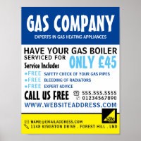 Modern Bold, Gas Engineer & Supplier Advertising