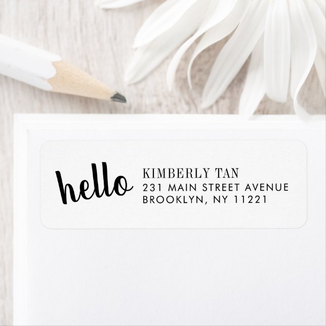 Modern Bold Hello Script Name Black Typografy (Insitu)