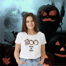 Modern Boo & Trick oder Treat Halloween