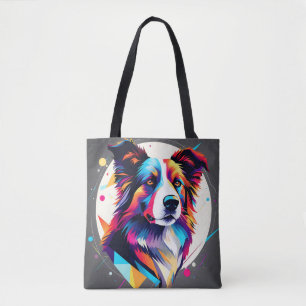 Modern Border Collie Abstrakt