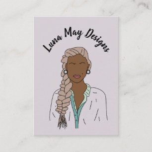 Modern Boss Woman Juwelier Display Business Card Visitenkarte