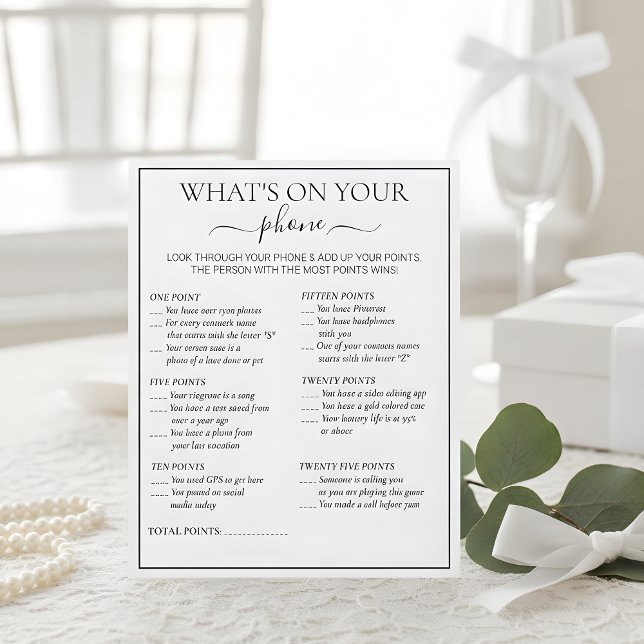 Modern Botanical Bridal Shower Bingo Game (Von Creator hochgeladen)