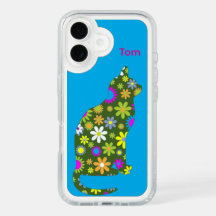 Modern Botanical Cat Speck Phone Case