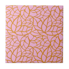 Modern Botanical Decorative Tile | Ceramic Tile Fliese