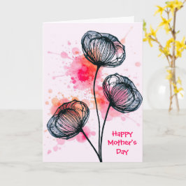 Modern Botanical Illustration Karte