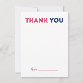 Modern Boy Baby Shooter - Danke, dass Sie eine Kar Dankeskarte