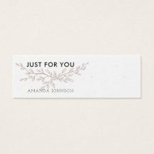 Modern Branch Earthy Stud Earring Display Card