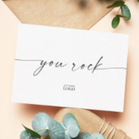 Modern Branded You Rock Danke