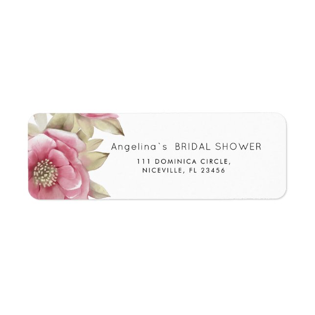 Modern Bride Shower Sticker  (Vorne)