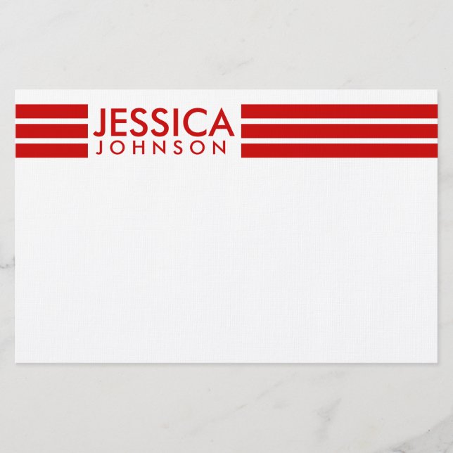 Modern Briefpapier (Vorderseite)