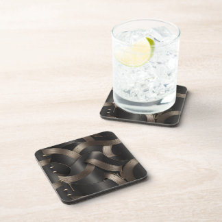 Modern Bronze Flow Coasters – Luxury Table Decor Getränkeuntersetzer