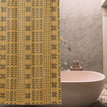 Modern Brown Mudcloth African Pattern