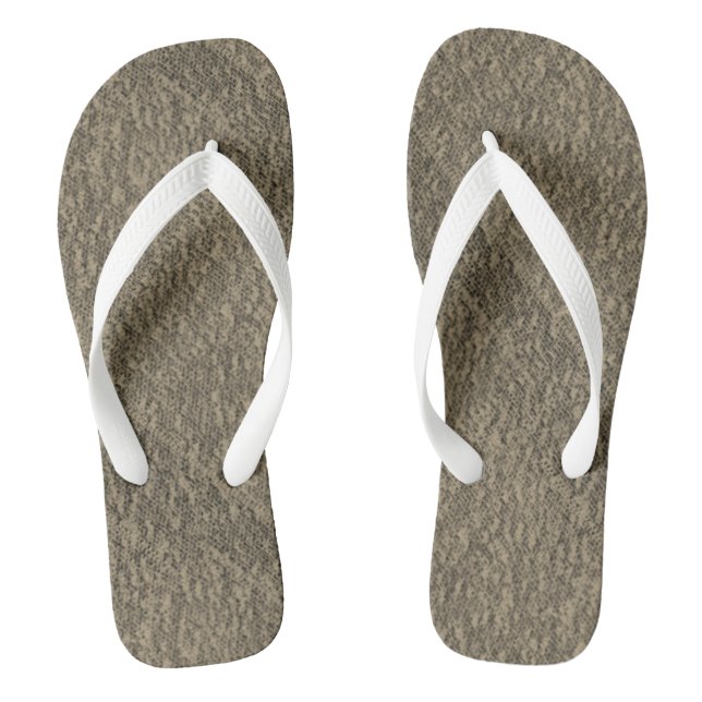 MODERN BROWN NIEDLICH FLIP FLOPS (Fußbett)