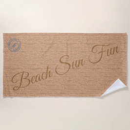 Modern Brown Strandtuch