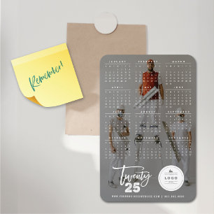 Modern Brush Script 2023 Calendar Holiday Foto Magnet