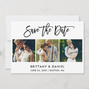 Modern Brush Script 3 Foto Save The Date