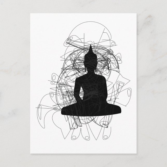Modern Buddha Designs Energies Postkarte (Vorderseite)
