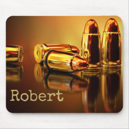 Modern Bullets Golden Mascula Mousepad
