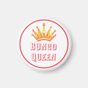 Modern Bunco Queen Crown Watercolor Magnet