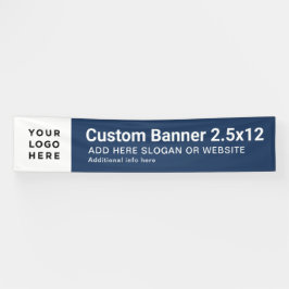 Modern Business-Logo Beruflich 2.5'x12' Banner