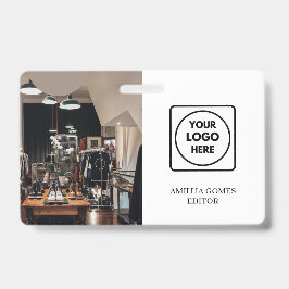 Modern-Business-Logo | Berufliche Mitarbeiter-ID Ausweis