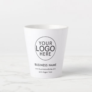 Modern Business-Logo-Cafe Werbefläche Milchtasse