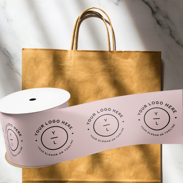 Modern Business Logo Company Markenbezeichnung Ros Satinband (Von Creator hochgeladen)