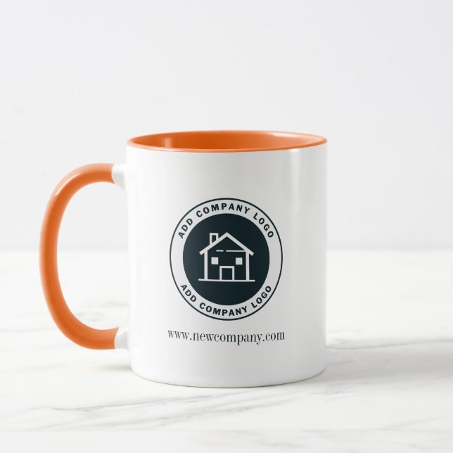 Modern Business Logo Minimalist Custom Tasse (Links)