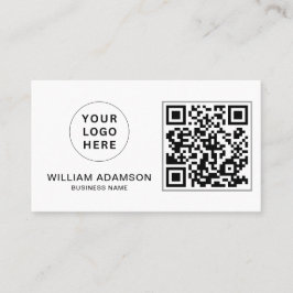 Modern Business Logo, QR Code | Beruflich Visitenkarte