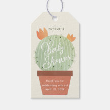 Modern Cactus Baby Shower Vielen Dank