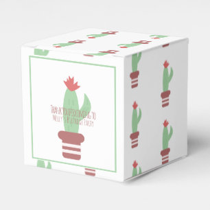 Modern Cactus Pflanze Birthday Party Danke Geschenkschachtel