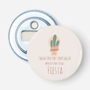 Modern Cactus Potted Pflanze Rainbow Party Paper Flaschenöffner