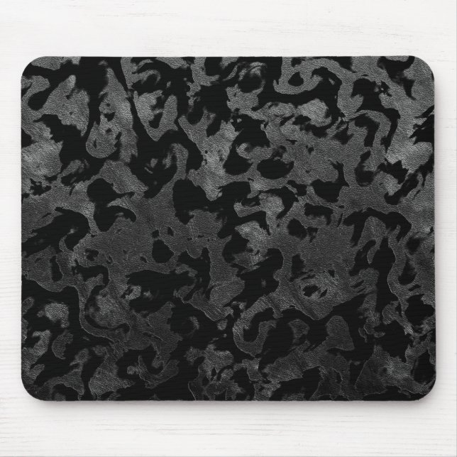 Modern Camo - Black and Dark Grey - Tarnung Mousepad (Vorne)