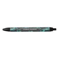 Modern Camouflage Muster Name Blau