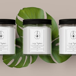 Modern-Candle-Produktkennzeichnung Lebensmitteletikett