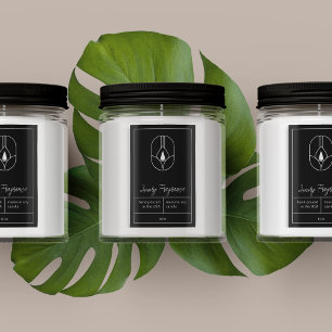 Modern-Candle-Produktkennzeichnung Lebensmitteletikett