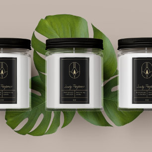 Modern-Candle-Produktkennzeichnung Lebensmitteletikett